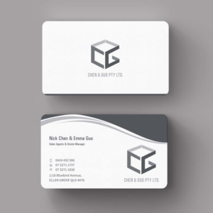 Business Card Design by INDIAN_Ashok for Chen & Guo Pty Ltd | Design: #8209885