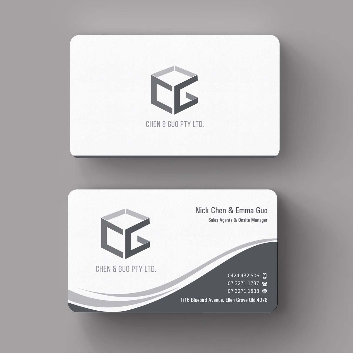 Business Card Design by INDIAN_Ashok for Chen & Guo Pty Ltd | Design #8209887