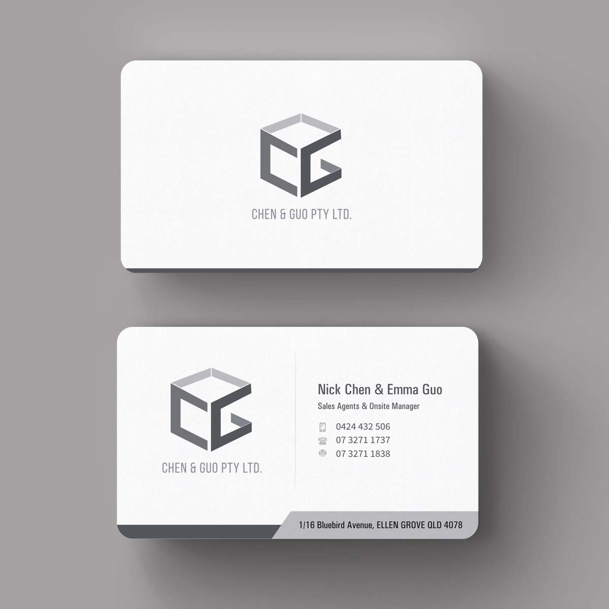 Business Card Design by INDIAN_Ashok for Chen & Guo Pty Ltd | Design #8209888