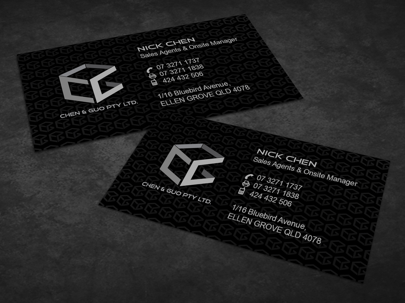 Business Card Design by Achiver for Chen & Guo Pty Ltd | Design #8415205