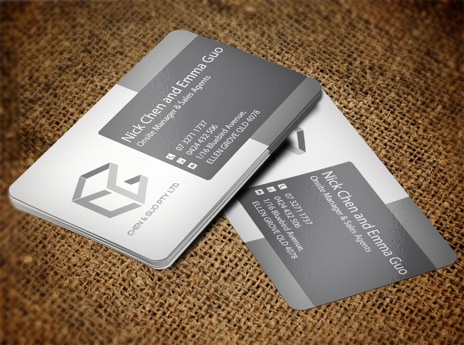 Business Card Design by Lanka Ama for Chen & Guo Pty Ltd | Design #8209966
