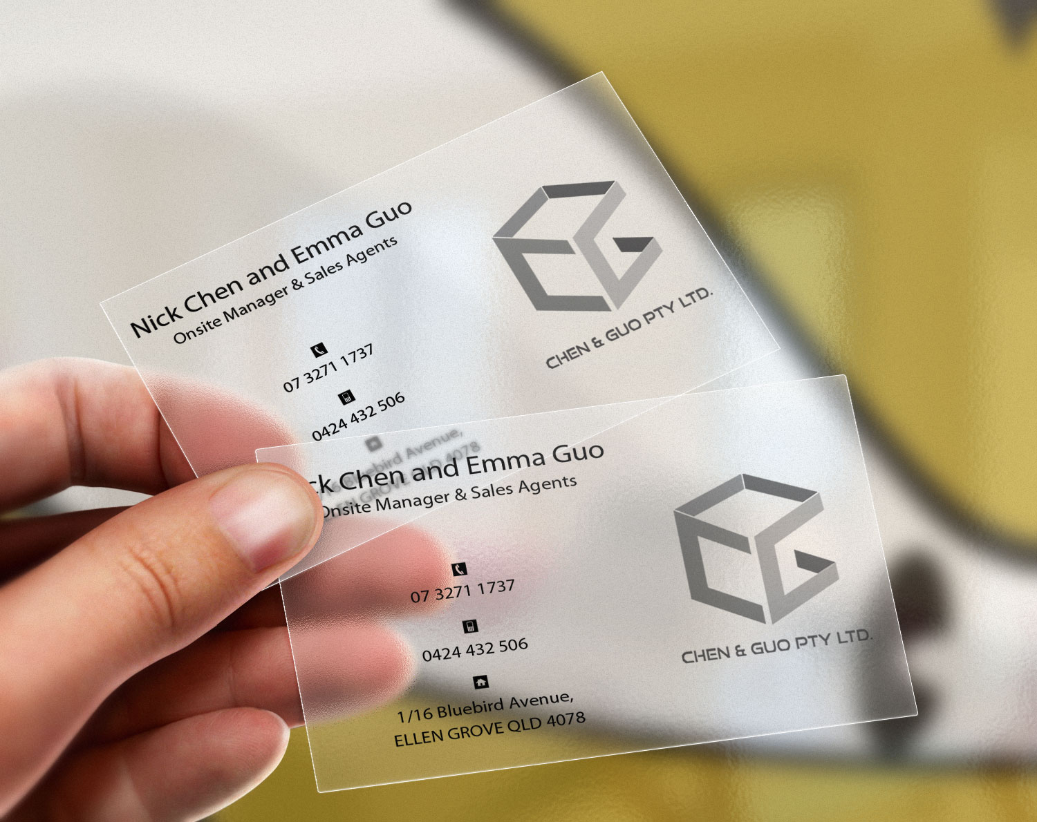 Business Card Design by Lanka Ama for Chen & Guo Pty Ltd | Design #8209968