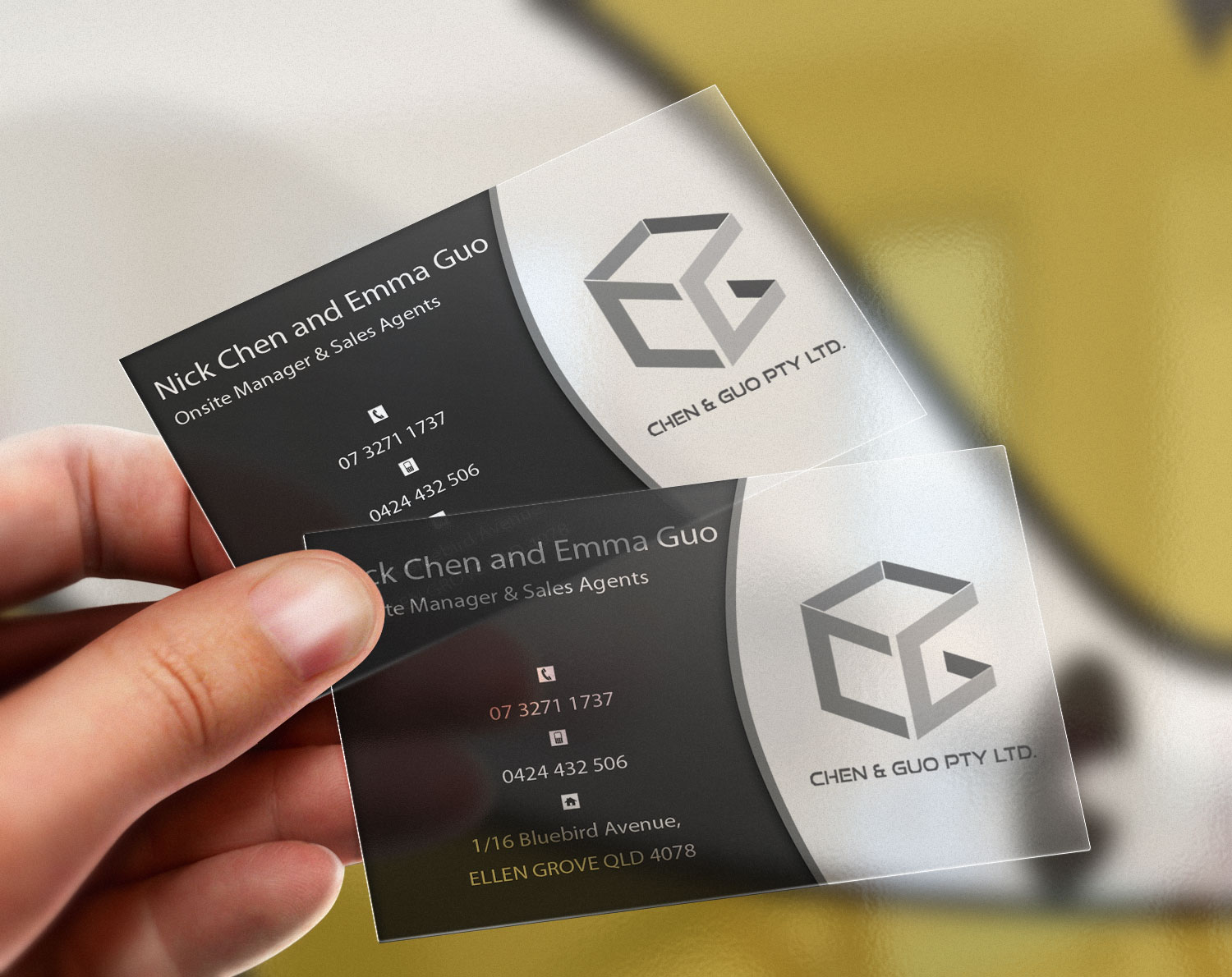 Business Card Design by Lanka Ama for Chen & Guo Pty Ltd | Design #8209971
