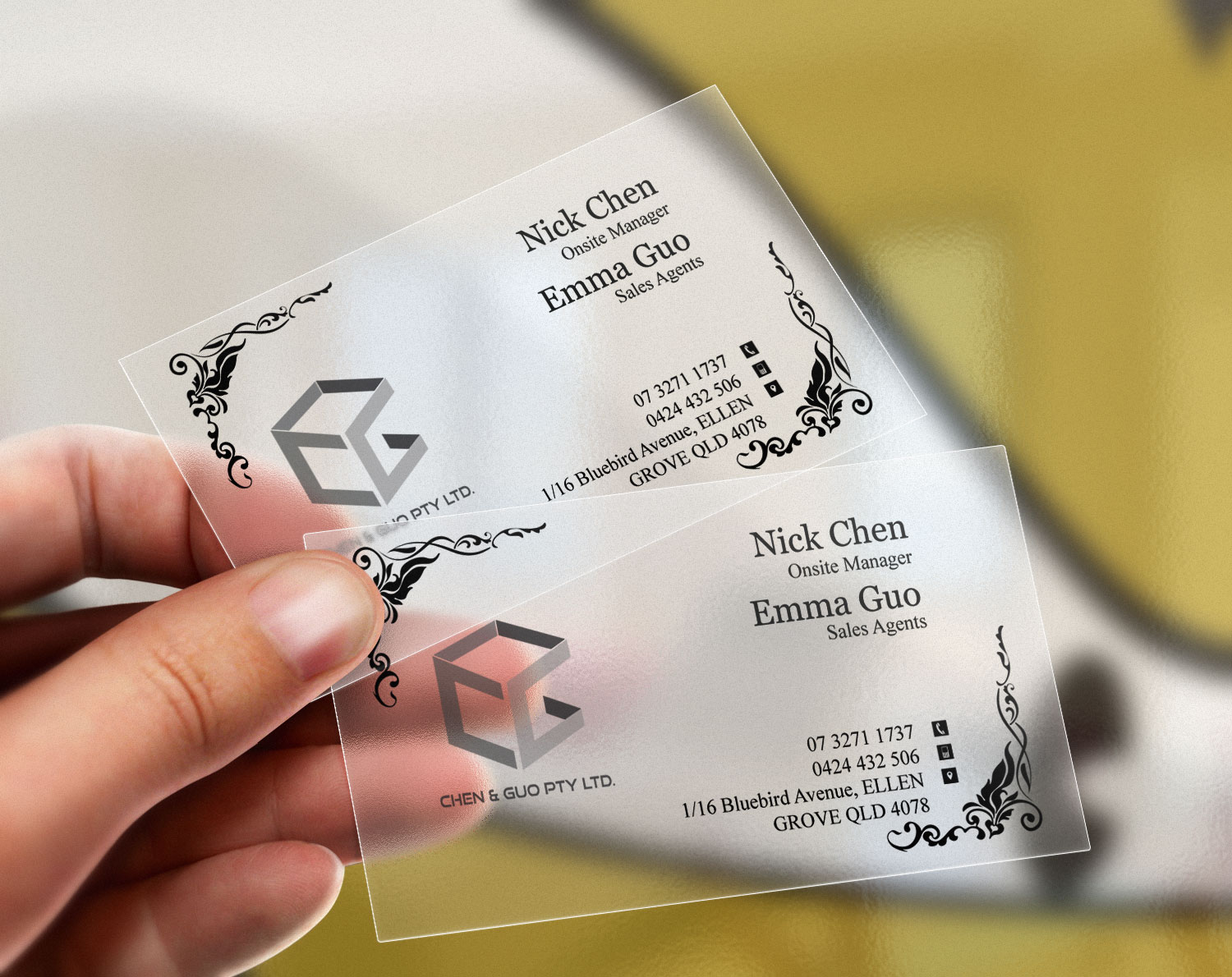 Business Card Design by Lanka Ama for Chen & Guo Pty Ltd | Design #8209983
