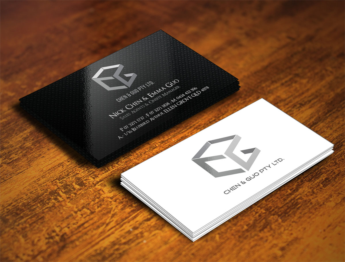 Business Card Design by Verified artistry for Chen & Guo Pty Ltd | Design #8389223