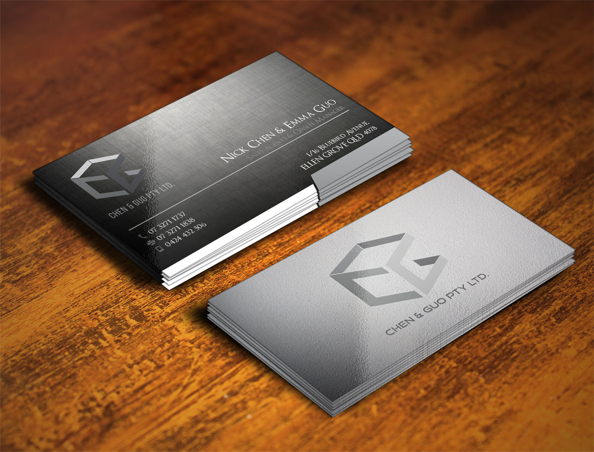 Business Card Design by Verified artistry for Chen & Guo Pty Ltd | Design #8389237