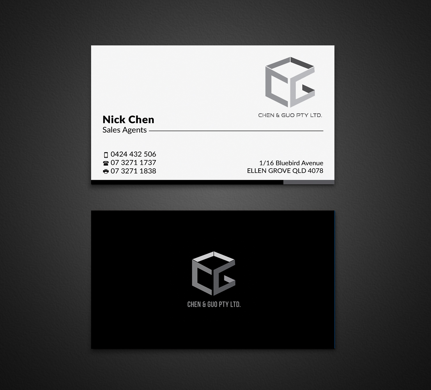 Diseño de Tarjeta de Presentación por AFHUN para Chen & Guo Pty Ltd | Diseño #8434014