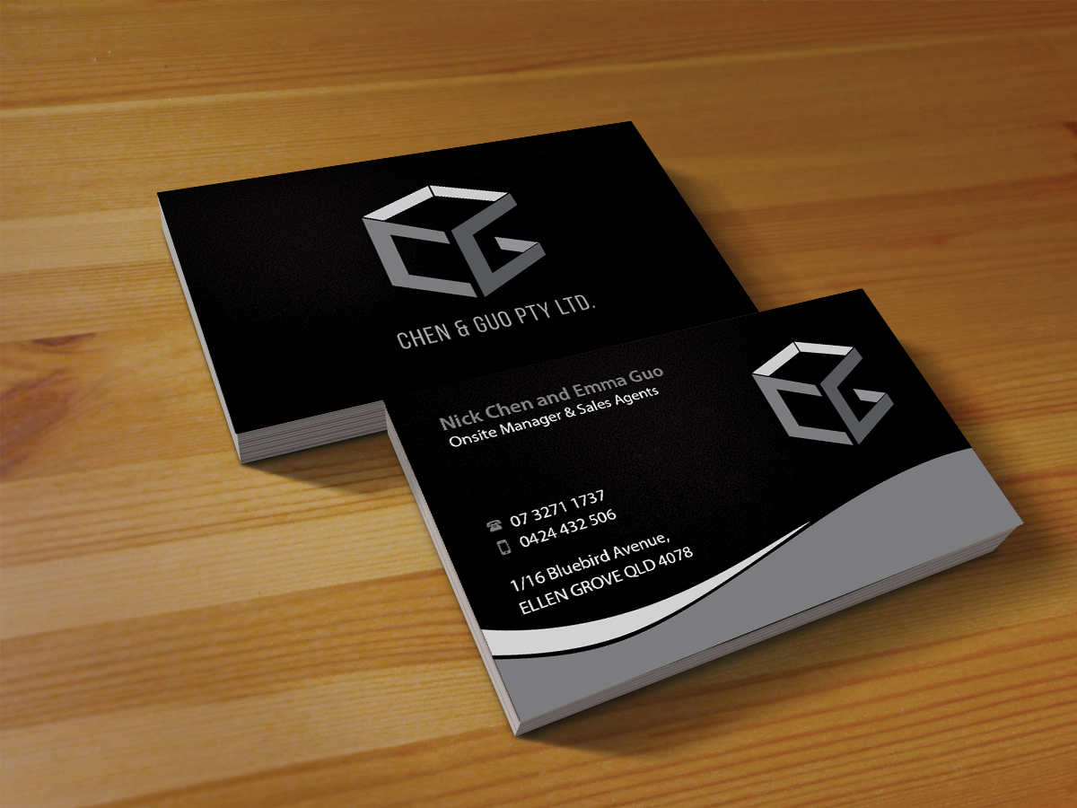 Business Card Design by Creations Box 2015 for Chen & Guo Pty Ltd | Design #8214513