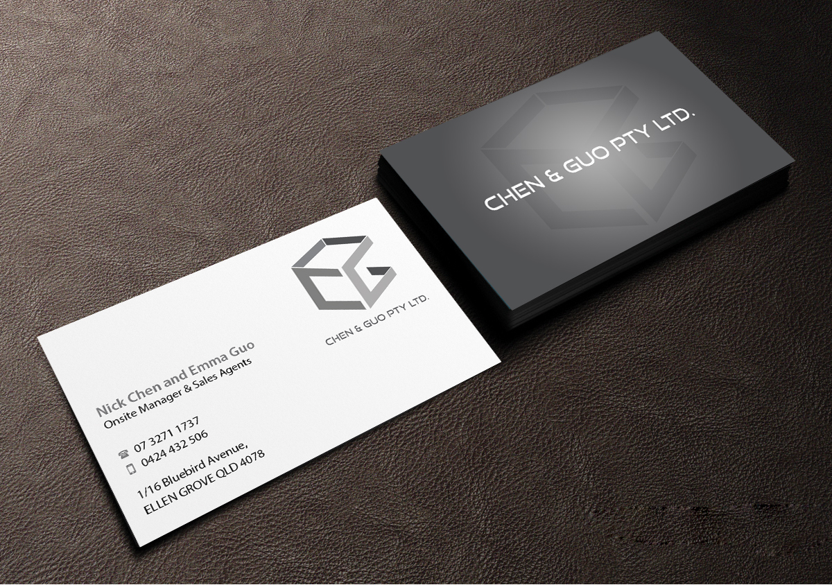 Business Card Design by Creations Box 2015 for Chen & Guo Pty Ltd | Design #8214520