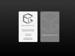 Business Card Design by Creations Box 2015 for Chen & Guo Pty Ltd | Design: #8214525