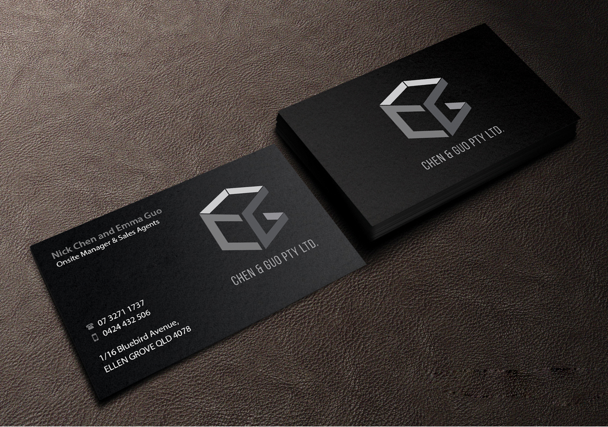 Business Card Design by Creations Box 2015 for Chen & Guo Pty Ltd | Design #8214544