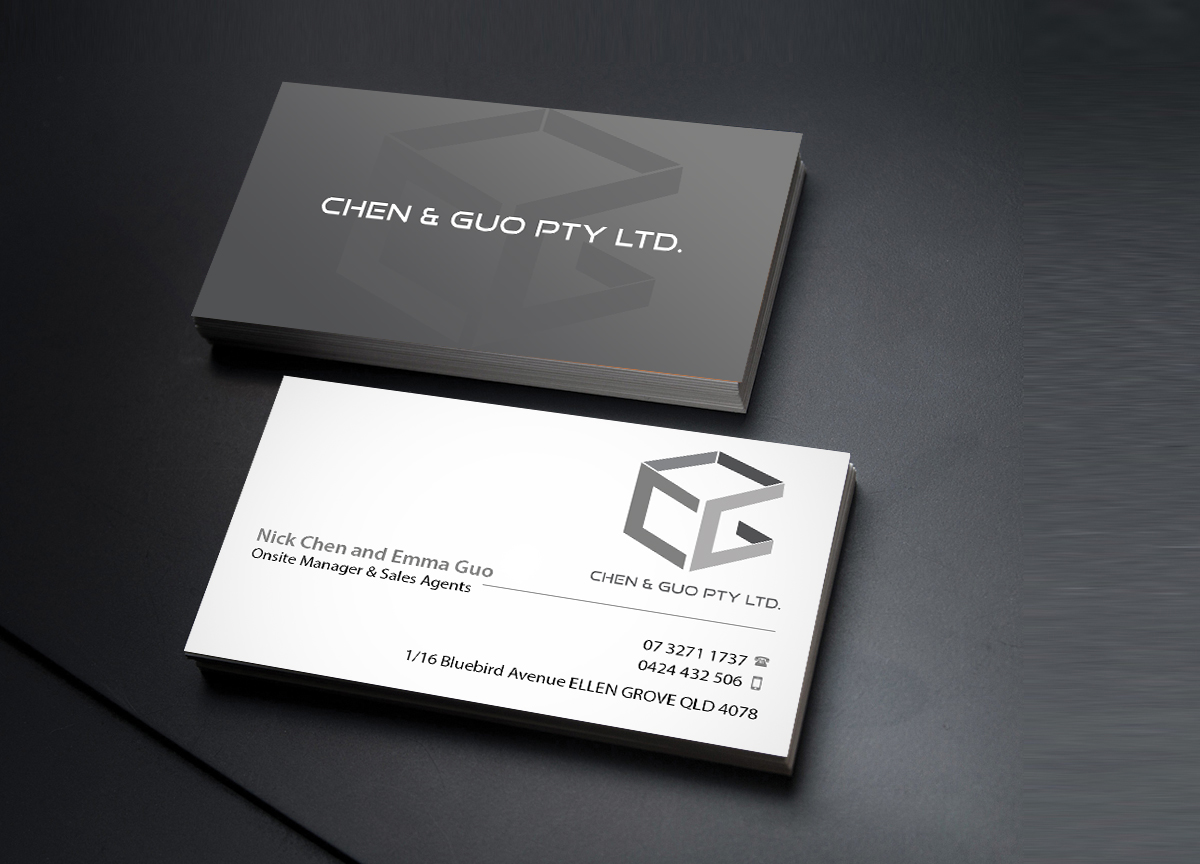 Diseño de Tarjeta de Presentación por Creations Box 2015 para Chen & Guo Pty Ltd | Diseño #8214545