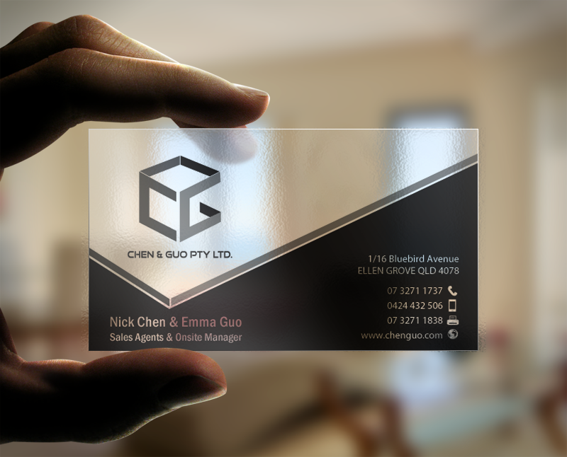 Business Card Design by chandrayaan.creative for Chen & Guo Pty Ltd | Design #8403741