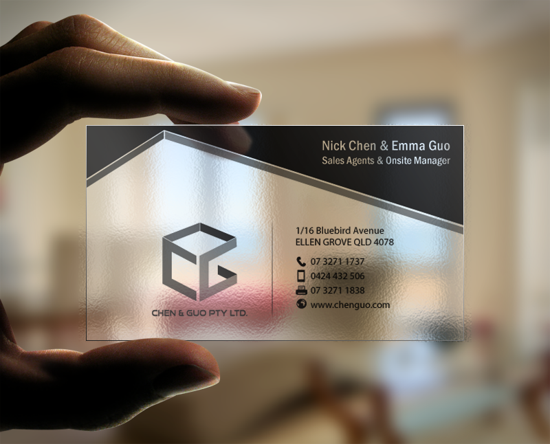 Business Card Design by chandrayaan.creative for Chen & Guo Pty Ltd | Design #8403742