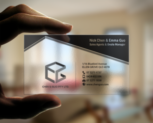 Business Card Design by chandrayaan.creative for Chen & Guo Pty Ltd | Design: #8403742
