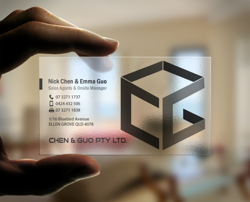Business Card Design by chandrayaan.creative for Chen & Guo Pty Ltd | Design #8403743