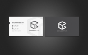 Diseño de Tarjeta de Presentación por chandrayaan.creative para Chen & Guo Pty Ltd | Diseño: #8403744