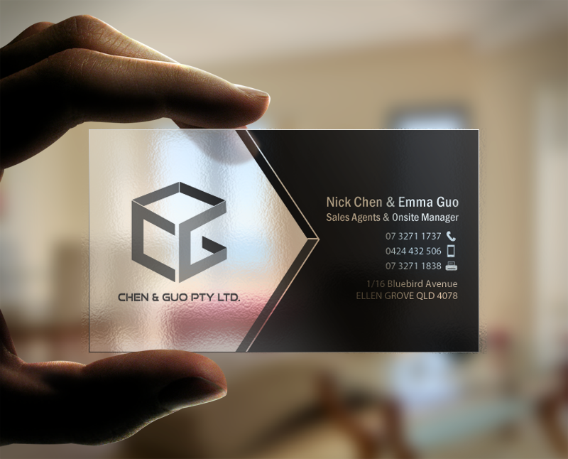 Diseño de Tarjeta de Presentación por chandrayaan.creative para Chen & Guo Pty Ltd | Diseño #8403748