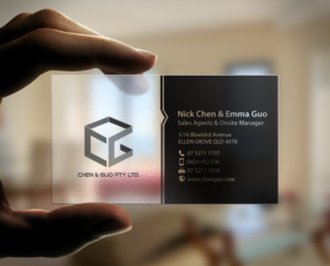 Diseño de Tarjeta de Presentación por chandrayaan.creative para Chen & Guo Pty Ltd | Diseño: #8403750