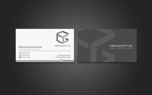 Diseño de Tarjeta de Presentación por chandrayaan.creative para Chen & Guo Pty Ltd | Diseño: #8403751