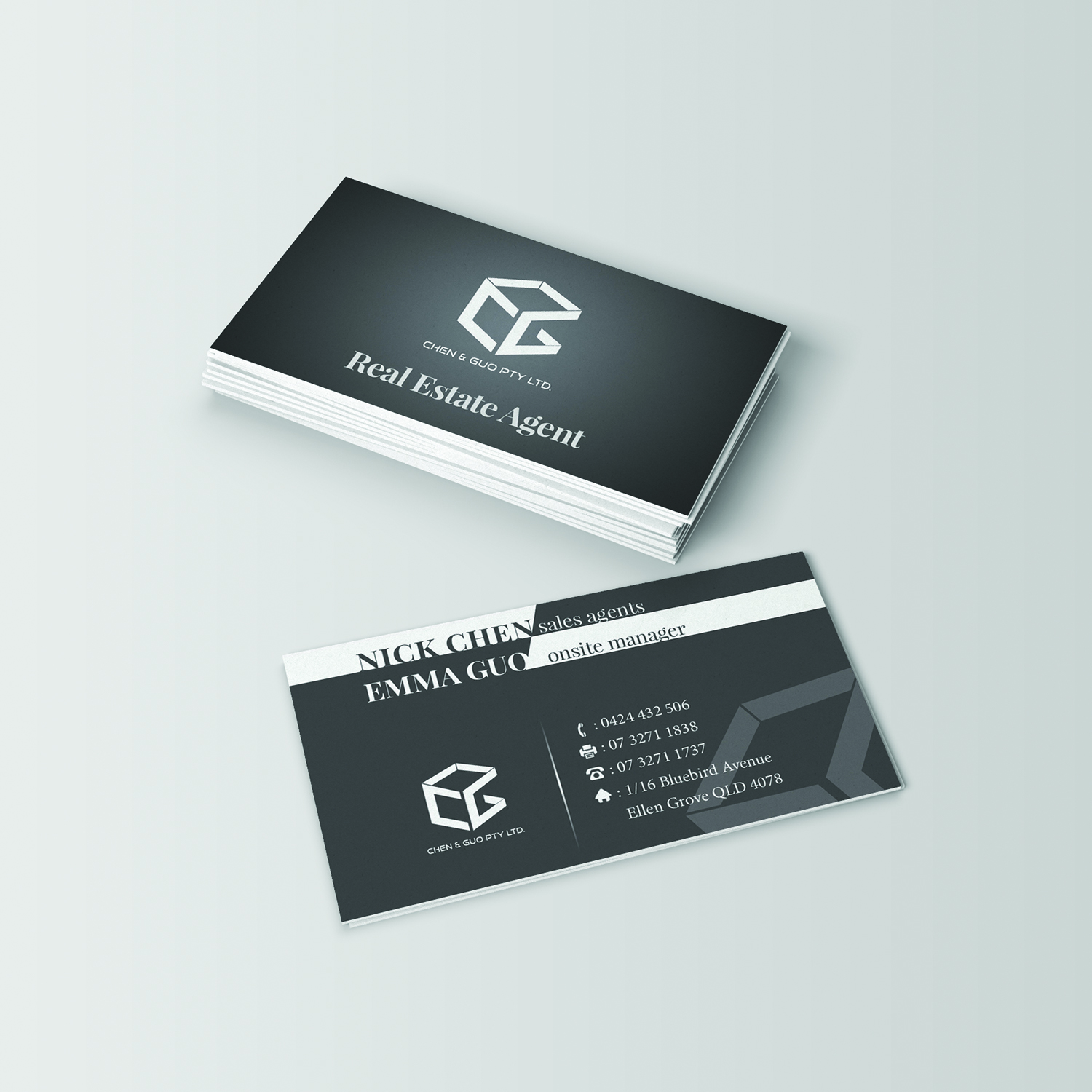 Business Card Design by wenyoufu for Chen & Guo Pty Ltd | Design #8475219