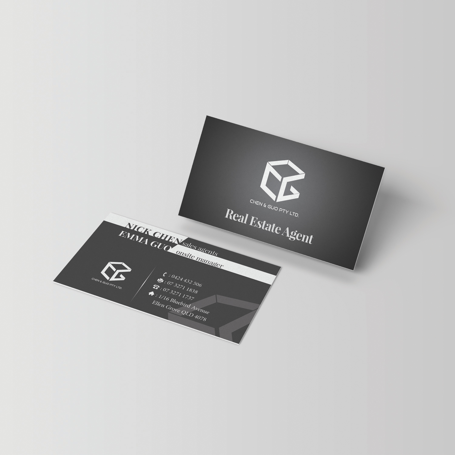 Business Card Design by wenyoufu for Chen & Guo Pty Ltd | Design #8476376
