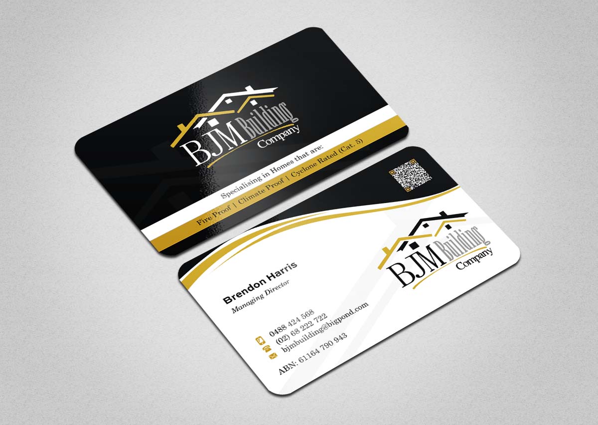 Design de Carte de Visite par INDIAN_Ashok pour BJM Building | Design #8388602