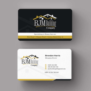 Business Card Design by INDIAN_Ashok for BJM Building | Design: #8388606