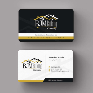 Business Card Design by INDIAN_Ashok for BJM Building | Design: #8388609