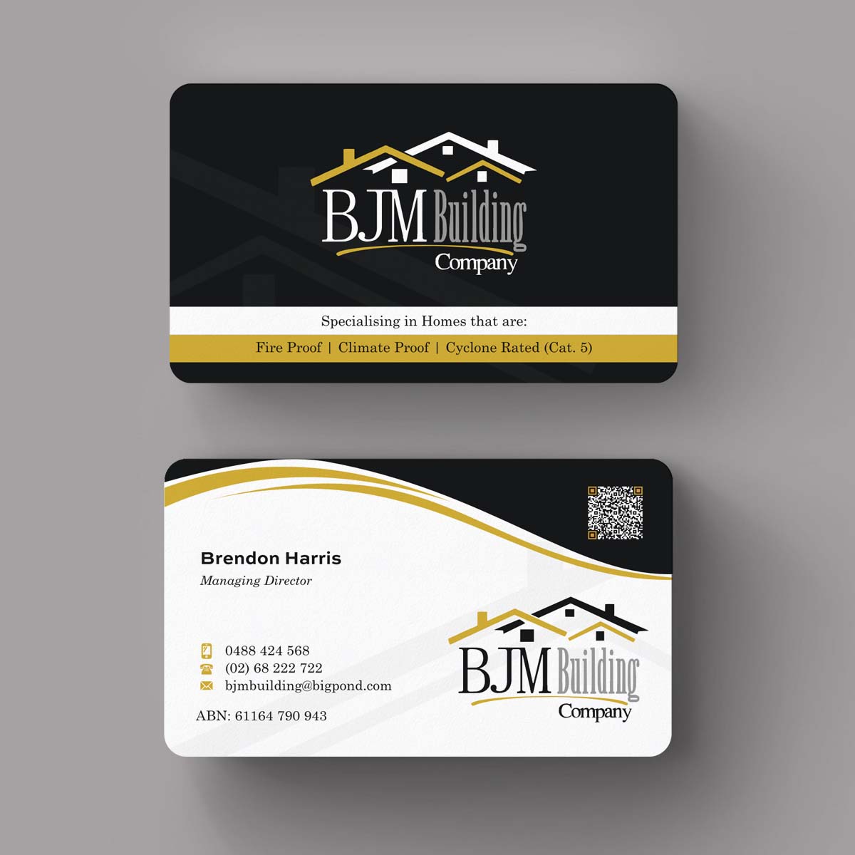 Design de Carte de Visite par INDIAN_Ashok pour BJM Building | Design #8388620