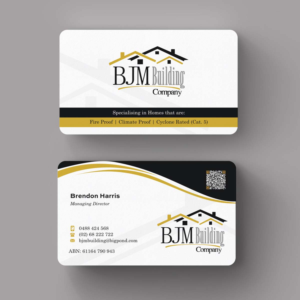 Business Card Design by INDIAN_Ashok for BJM Building | Design: #8388622