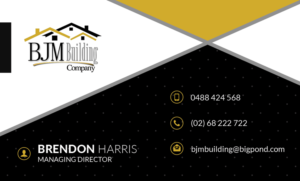 Design de Carte de Visite par Selda pour BJM Building | Design : #8398838