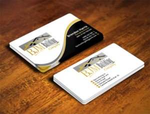 Business Card Design by Verified artistry (Design garden) for BJM Building | Design: #8440883