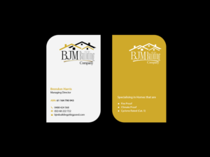 Diseño de Tarjeta de Presentación por Creations Box 2015 para BJM Building | Diseño: #8404338