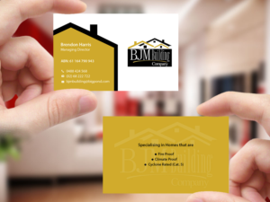 Business Card Design by Creations Box 2015 for BJM Building | Design: #8404359
