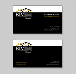 Business Card Design by instudio for BJM Building | Design: #8424611