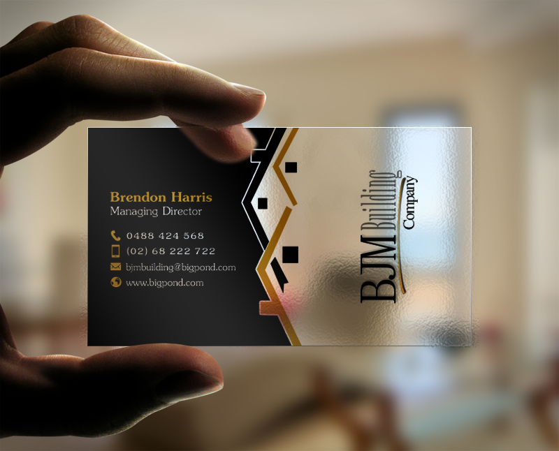 Design de Carte de Visite par Brand aid pour BJM Building | Design #8460601