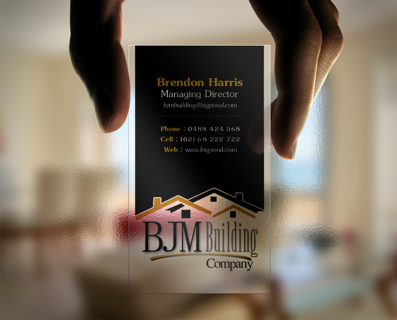 Business Card Design by Brand aid for BJM Building | Design #8460609
