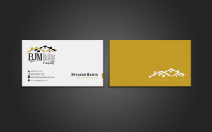 Design de Carte de Visite par chandrayaan.creative pour BJM Building | Design : #8415184