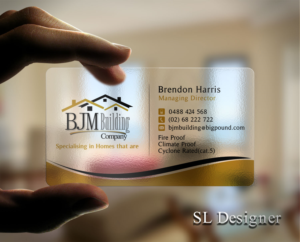 Visitenkarten-Design von SL Designer für BJM Building | Design #8405914