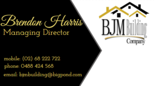 Business Card Design by lwissitoon for BJM Building | Design: #8420187