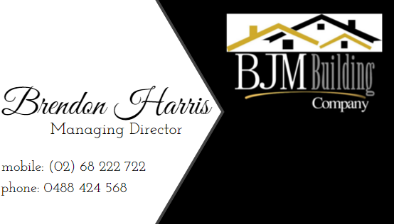 Business Card Design by lwissitoon for BJM Building | Design #8420188