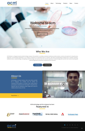Web Design by pb for ACM Biolabs Pte Ltd. | Design: #8462503