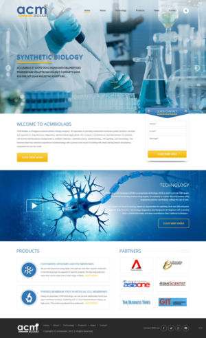 Web Design by pb for ACM Biolabs Pte Ltd. | Design: #8462512