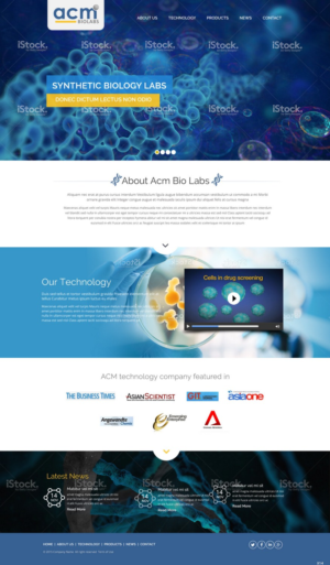 Web Design by pb for ACM Biolabs Pte Ltd. | Design: #8462522