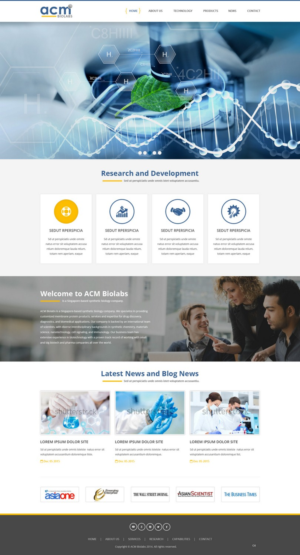 Web Design by pb for ACM Biolabs Pte Ltd. | Design: #8472259
