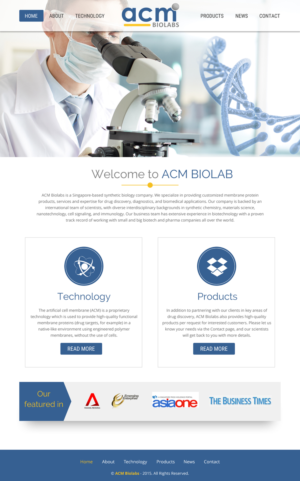 Web Design by rightway for ACM Biolabs Pte Ltd. | Design: #8433705