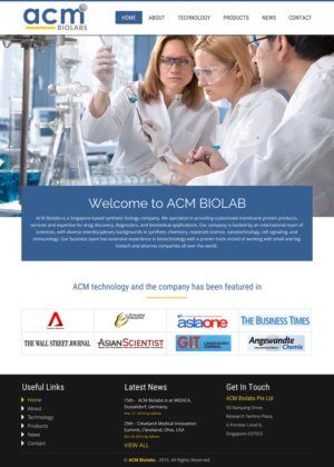 Web Design by rightway for ACM Biolabs Pte Ltd. | Design: #8433718