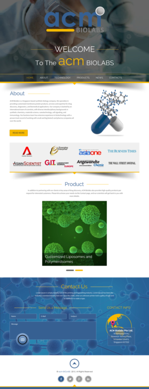 Web Design by rightway for ACM Biolabs Pte Ltd. | Design: #8433728