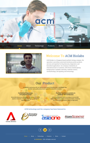 Web Design by rightway for ACM Biolabs Pte Ltd. | Design: #8433733